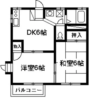 ヴァンルミエールA【102号室】の間取り