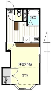 コア重田【101号室】の間取り