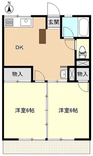 ナガイハイム【102号室】の間取り
