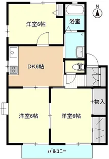 ラプリマヴェーラB【202号室】の間取り