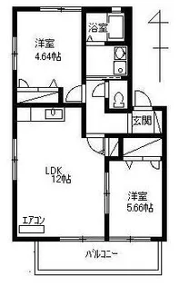 マ・メゾン【202号室】の間取り