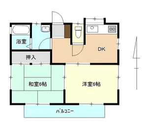 富澤ハイツ【201号室】の間取り