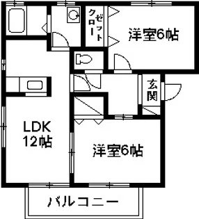 ルミネンス【101号室】の間取り