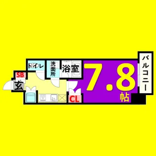 コンフォート新栄【4階】の間取り