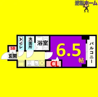 1Kの間取り画像