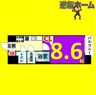 1Kの間取り画像