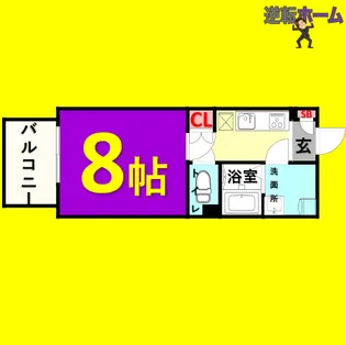 シュトラール千代田【11階】の間取り
