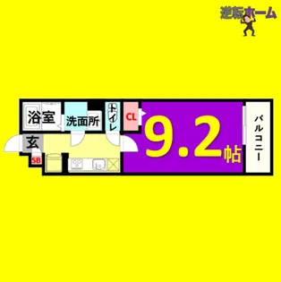 リブリ・平安通【3階】の間取り