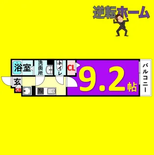 リブリ・砂田橋【1階】の間取り