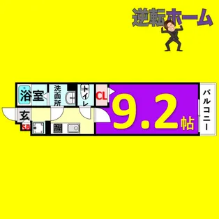 リブリ・砂田橋【1階】の間取り