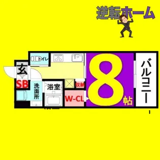 メルカーサ泉【2階】の間取り