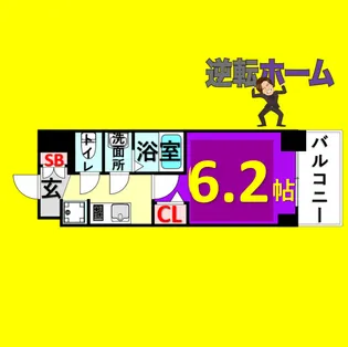 1Kの間取り画像