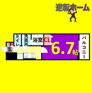 ラ・プレス新栄【2階】の間取り