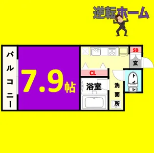 フロンティアU【1階】の間取り