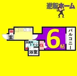 1Kの間取り画像