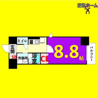 プラチナム【4階】の間取り