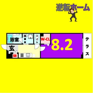 1Kの間取り画像
