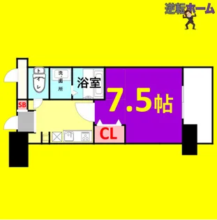 グランカーサ千代田【8階】の間取り