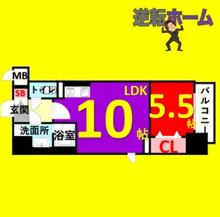 プラチナム【4階】の間取り