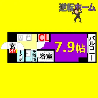 S-FORT熱田六番【2階】の間取り