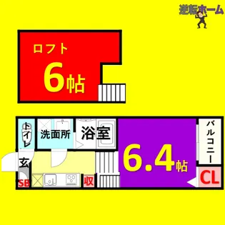プランドール【1階】の間取り