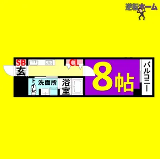 RIDGE大曾根(旧ルクレ大曾根)【3階】の間取り