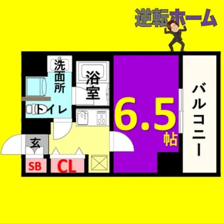 1Kの間取り画像