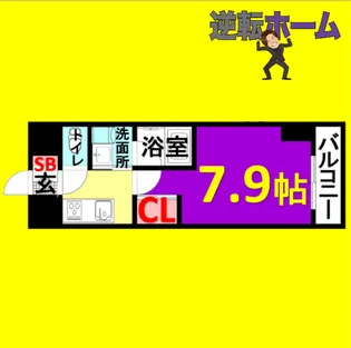 S-FORT熱田六番【2階】の間取り
