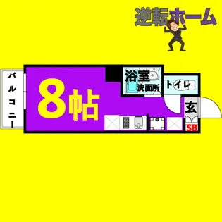 一番町ヒューマンビル【703号室】の間取り