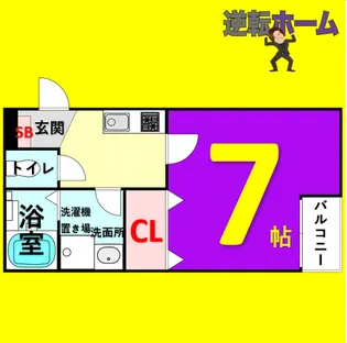 プランドールS【302号室】の間取り
