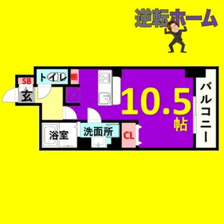 カーサ・グランデ葵【2階】の間取り