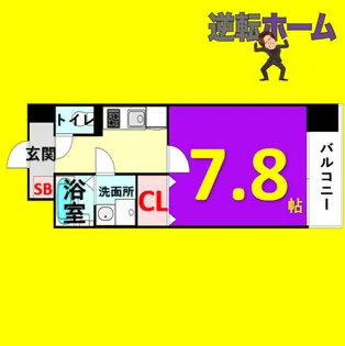 1Kの間取り画像