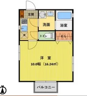 ボワデール【2階】の間取り
