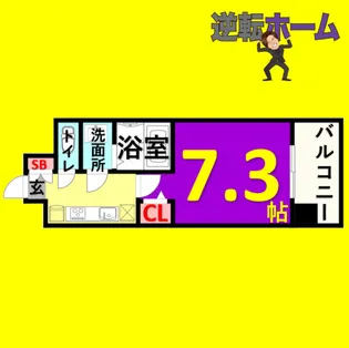 S-FORT大須観音【12階】の間取り