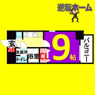 プロシード新栄【7階】の間取り