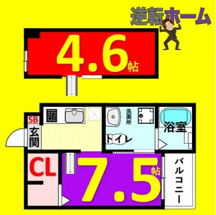 Dolce(ドルチェ)【2階】の間取り