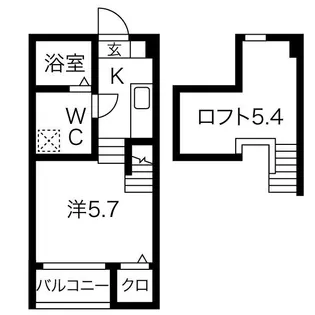 プレンフルIII【1階】の間取り