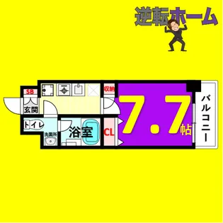 ソレイルコート桜本町【1階】の間取り