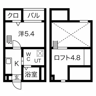 Plage【2階】の間取り
