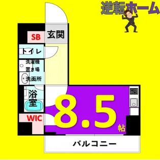 AVANTI aratamabashi【5階】の間取り