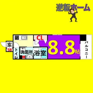 エスペランサ上前津【3階】の間取り