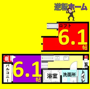 アネックス山脇【1階】の間取り