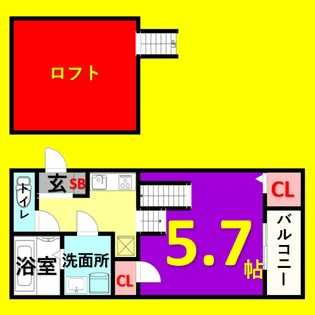 SQUARE千種【1階】の間取り