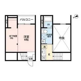 トータス鶴里(トータスツルサト)【2階】の間取り