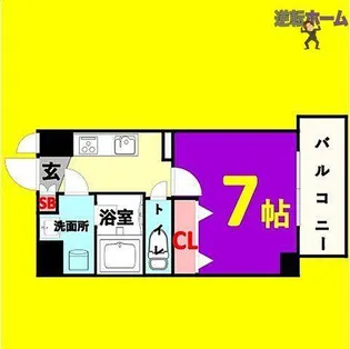 プロシード吹上【3階】の間取り