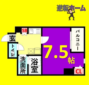 アルテミス平和【2階】の間取り