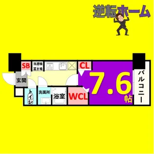 パルティール神宮南【7階】の間取り