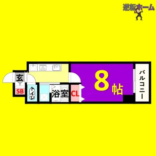 リアライズ沢下町I(willDo金山)【5階】の間取り