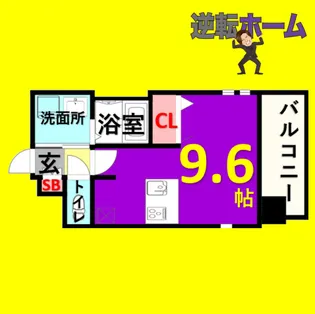 1Rの間取り画像