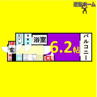 プレサンス金山コネクト【12階】の間取り